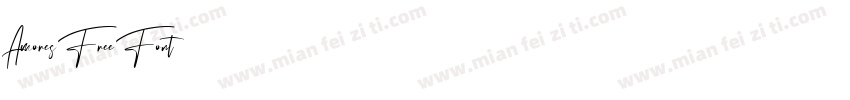 Amores Free Font字体转换